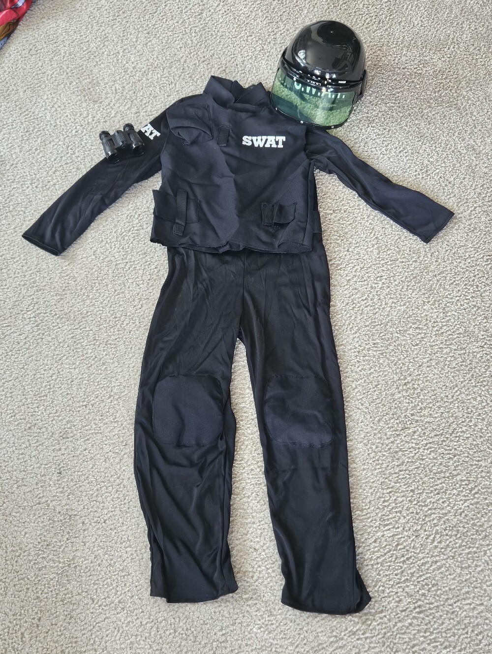 Boys' S.W.A.T Costume W/ Accessories SWAT / POLICE Halloween Cosplay Dress Up